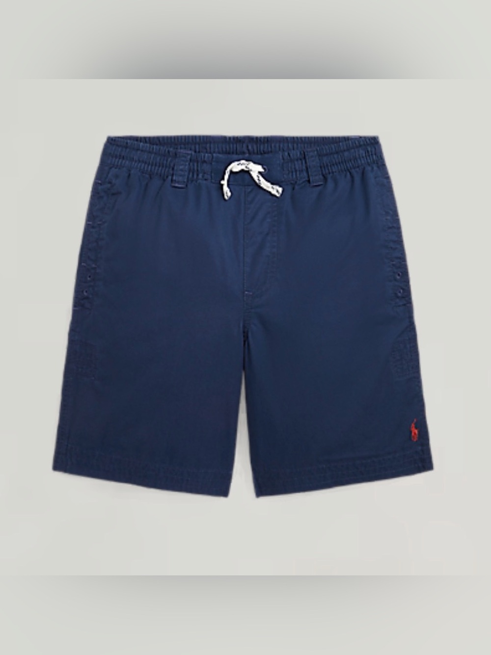 POLO Ralph Lauren Navy Cotton Chino Drawstring Shorts - M (10-12)